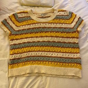 Cute fall madewell sweater. Never worn!!! Size XS
